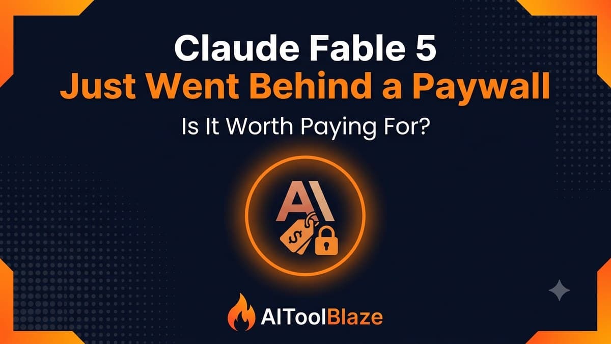 Claude Fable 5 Just Went Behind a Paywall — Is It Worth Paying For?