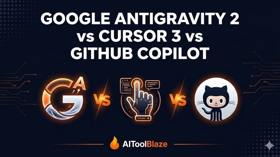 Google Antigravity 2.0 vs Cursor 3 vs GitHub Copilot — Which AI Coding Tool Wins in 2026?