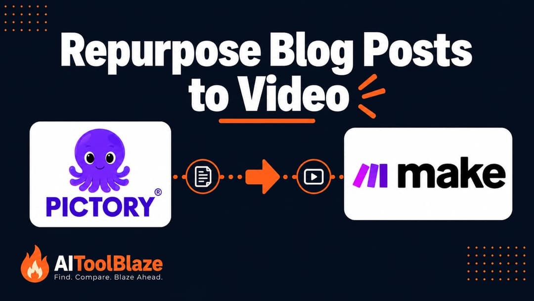 How to Automatically Repurpose Blog Posts into Videos Using Pictory and Make.com