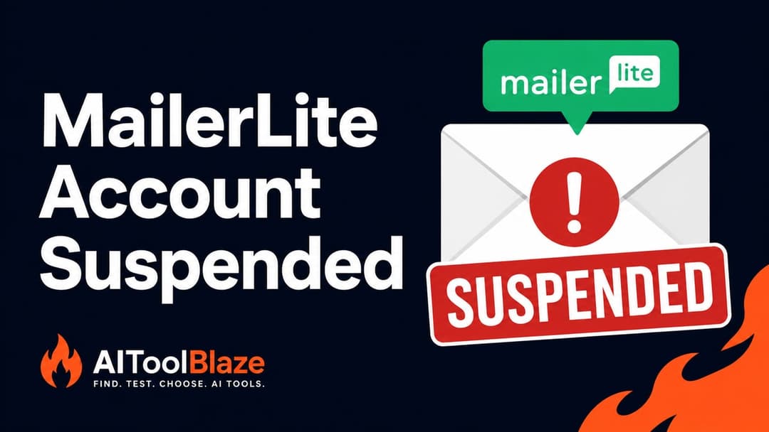 MailerLite Account Suspended? My Experience + Alternatives