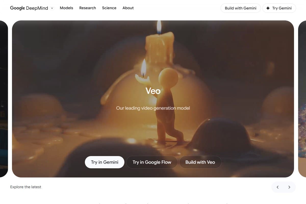 Screenshot: Google Veo 3.1 — the quality-and-audio ceiling of 2026 AI video (June 2026)